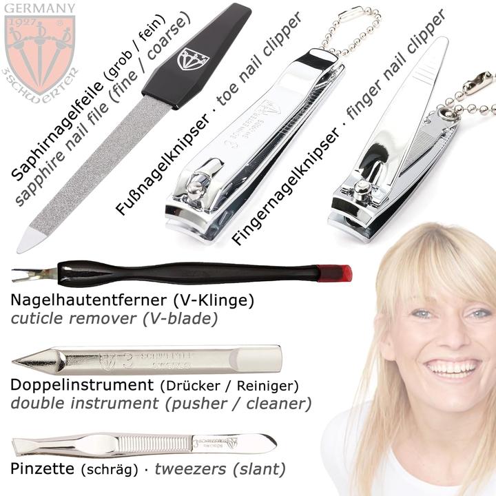 Produktbild Drei Schwerter ‎Cuneo 8-teiliges Maniküre Set