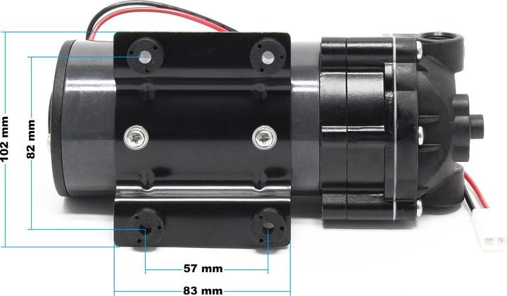 Produktbild Naturewater Druckerhöhungspumpe 300 GPD (1135 l) Booster Pumpe 68W Umkehrosmose (Boosterpumpe)