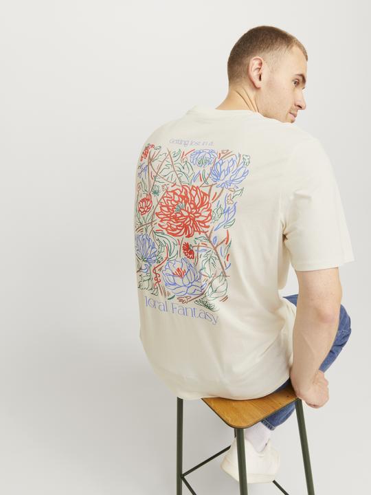 Produktbild Jack & Jones Jorfloral Tee Ss Crew Neck Ft Styd Pls (XXL)
