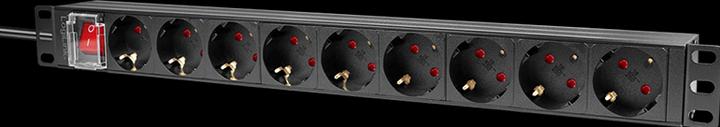 Actual product image LogiLink Socket strip (9 x, CEE 7/7, 2 m)