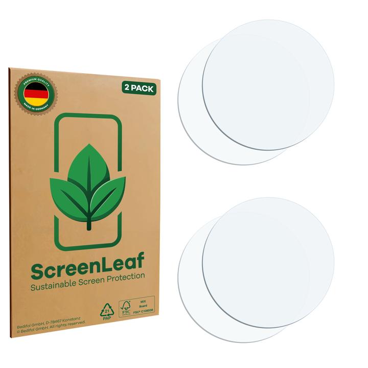 Image du produit ScreenLeaf Film de protection d'écran, Protection d'écran Écologique, Clear, Anti-Rayures (2 pièce(s), Samsung Galaxy S25 Edge)