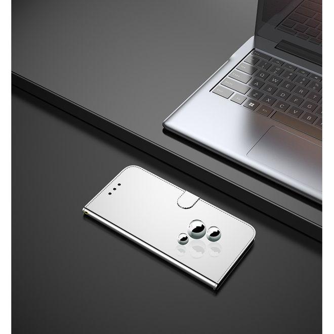 Actual product image MU Style Mirror Surface Bookcover Series (Samsung Galaxy A71)