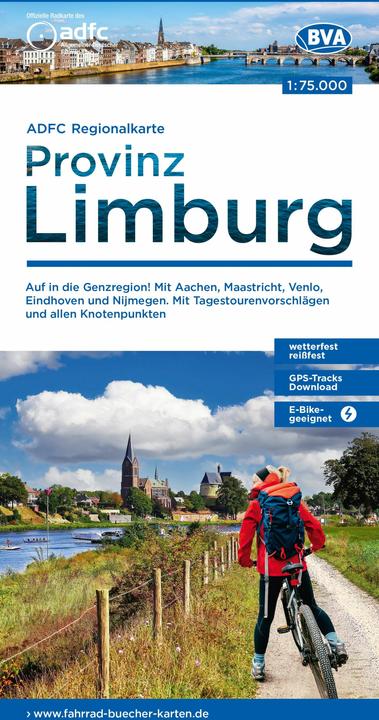 Produktbild ADFC-Regionalkarte Limburg, 1:75.000, m