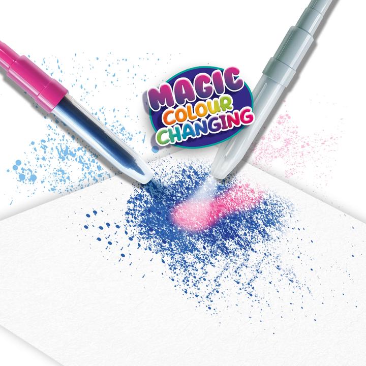 Actual product image Ses Creative Blow airbrush Pens - Magic colour change