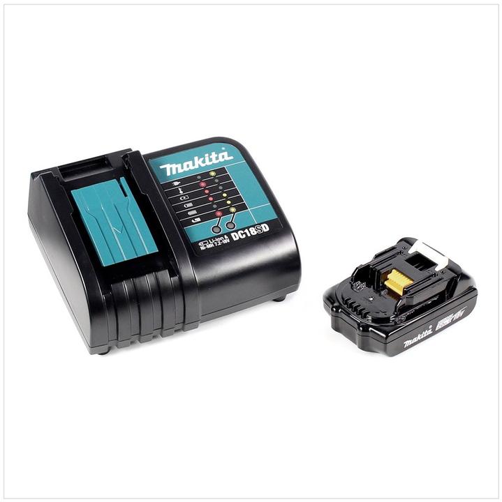 Produktbild Makita DHP 453 SA1J Akku Schlagbohrschrauber 18 V 42 Nm + 1x Akku 2,0 Ah + Ladegerät + Makpac (Akkubetrieb)