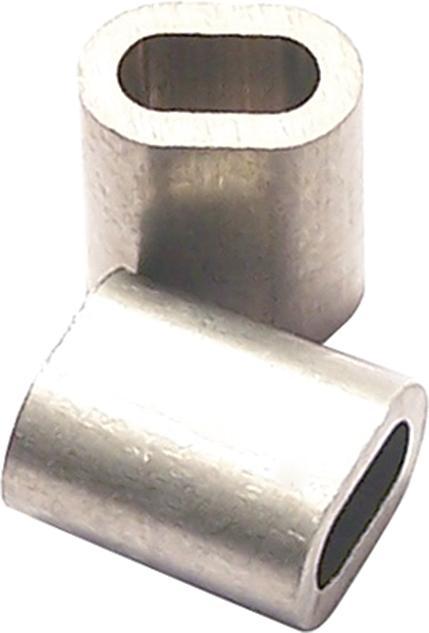 Immagine prodotto Pösamo Pinze a pressione in alluminio Z5 per funi metalliche Ø 5,0 mm