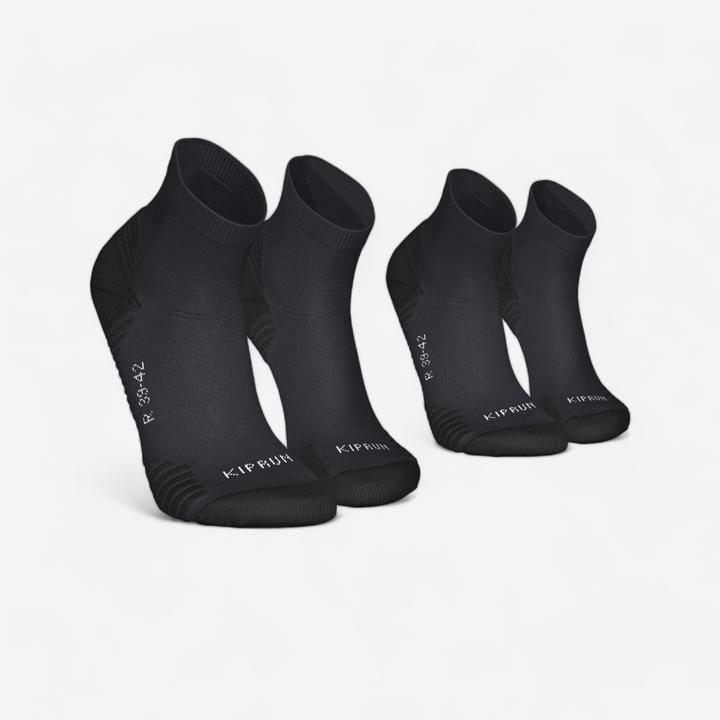 Actual product image Kiprun Running socks half-high thick 2-pack - Run 500 (47, 50)