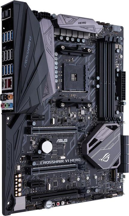 Produktbild ASUS Rog Crosshair Vi Hero Wifi (AM4, AMD X370, ATX)