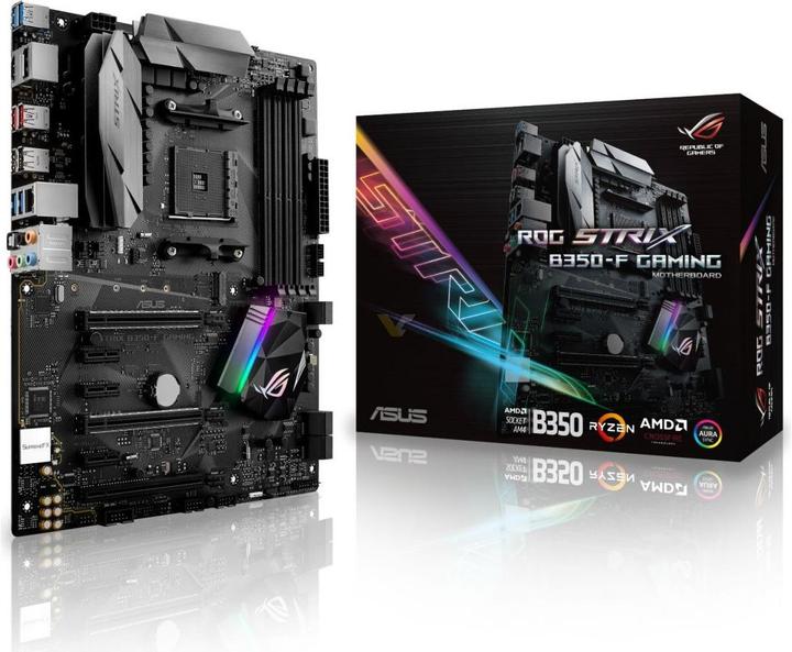 Produktbild ASUS Rog Strix B350-F Gaming (AM4, AMD B350, ATX)