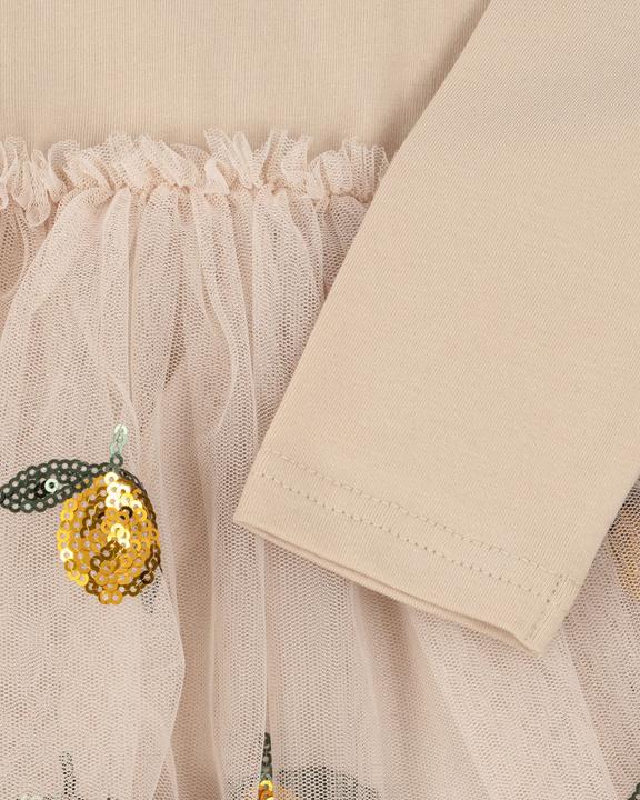 Actual product image Konges Slojd Yvonne Ballerina dress Lemon Sequin (92)