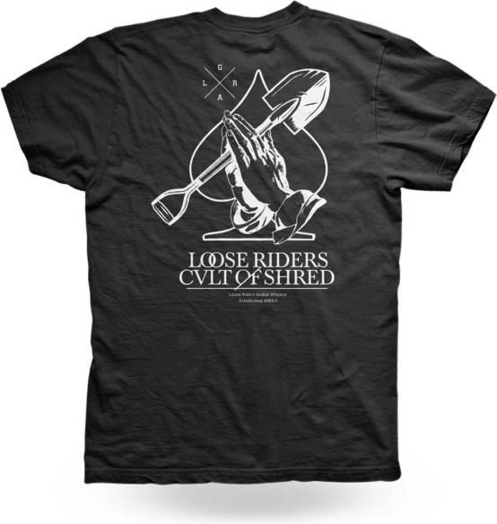 Actual product image Loose Riders Playing Hands Tee (M)