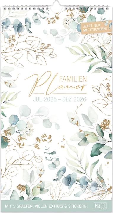 Image du produit Familienplaner 5Spalten 2025/2026 (Couverture rigide, Allemand)