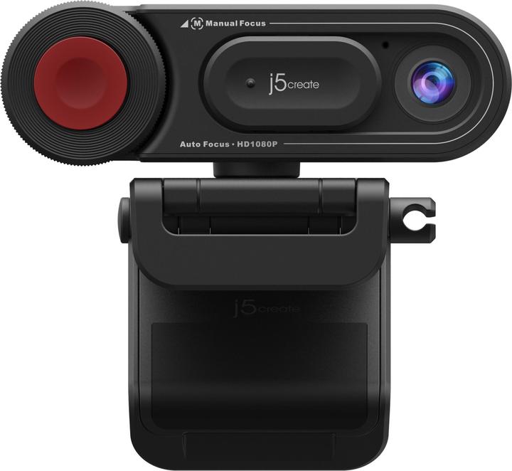 Actual product image j5Create JVU250 Webcam HD con commutazione di messa a fuoco automatica e manuale, 2 MP, 1920 x 1080 (2 Mpx)