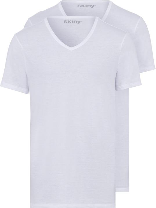 Skiny Shirt Collection T-shirt à manches courtes en V, pack de 2 (L)