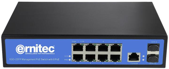 Image du produit Ernitec Commutateur PoE Gigabit 8 ports (8 Ports)