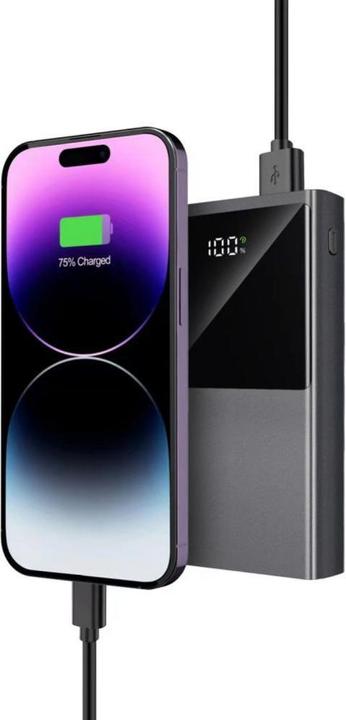 Actual product image Tech-Protect Powerbank PB13 20000mAh 22.5W 2x USB-A / USB-C / Lightning with USB-C / USB-A cable - g (20000 mAh, 22.50 W)