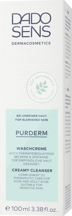 Immagine prodotto Dado Sens PURDERM Washing Cream - Pelle impura e a tendenza acneica (Crema lavaggio, 100 ml)