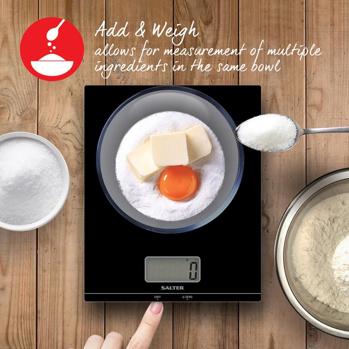 Image du produit Salter 1172 BKDR Balance de cuisine numérique à grand plateau