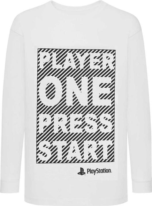 Sony Player One Press Start Tshirt Mädchen (140, 146)