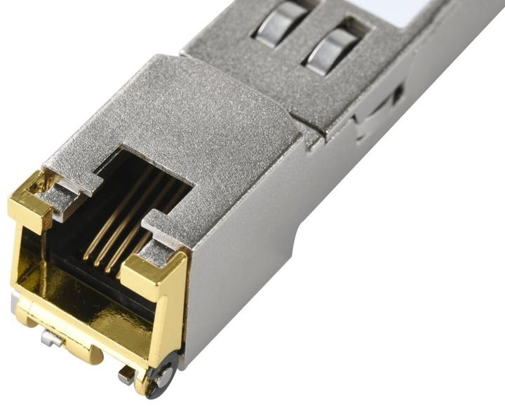 Produktbild BlueOptics Kompatibler Aruba R9D17A BO08C28S1 SFP Transceiver, Kupfer RJ45, 1000BASE-T, 100M, 0°C/+70°C