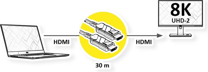 Image du produit Roline HDMI (Typ A) — HDMI (Typ A) (30 m, HDMI)