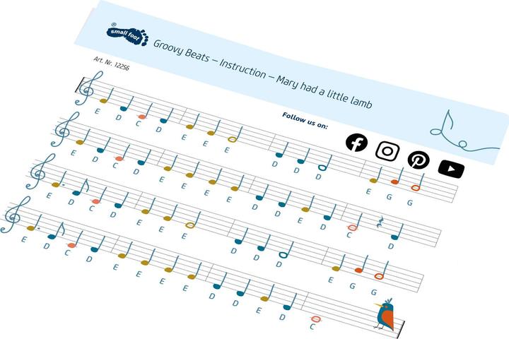 Image du produit small foot Piano Groovy Beats (Allemand, Français, Italien, Anglais)