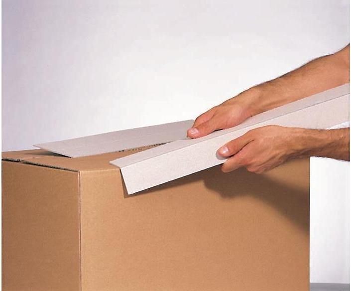Produktbild Transpak Kantenschutzleiste Masse 900x50x50mm Stärke 3mm Vollpappe vorgerillt zum Knicken