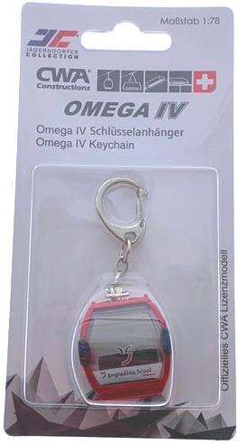 Produktbild Jägerndorfer Schlüsselanhänger rot Scuol Engadin Omega-IV, Metall