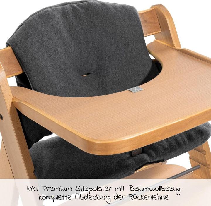 Produktbild Hauck Hochstühle Hochstuhl Alpha Move Natur - im Sparset inkl. (Hochstuhl)
