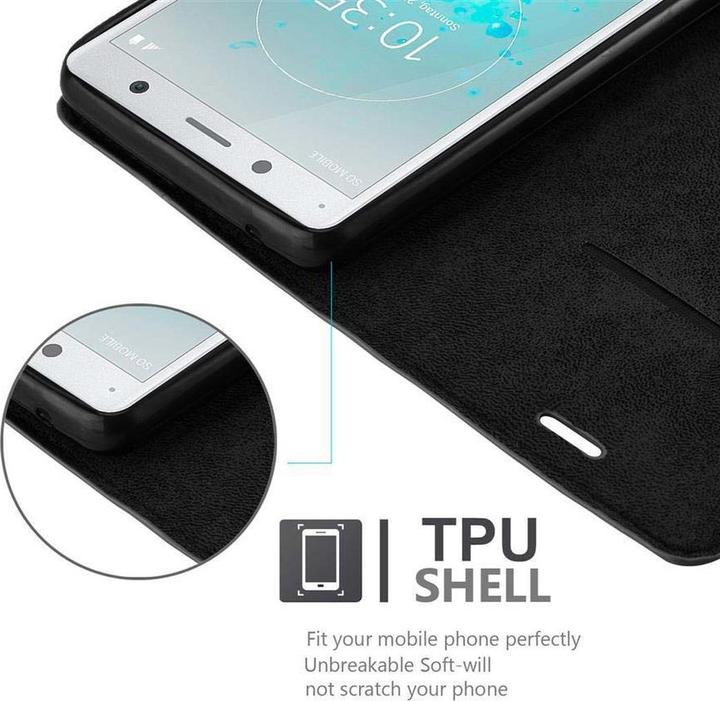 Actual product image Cadorabo Book Invisible Magnet Cover (Sony Xperia XZ2 Compact)
