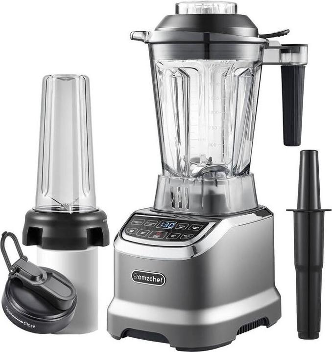 Produktbild Amzchef ZM5003-GA cup blender (gray) (EU-Stecker, 1800 W)