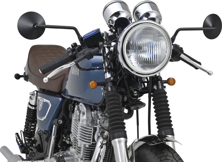Produktbild Daytona Satz von 2 ABS-Stahl-Seitenspiegeln "D-Mirror-10" schwarz