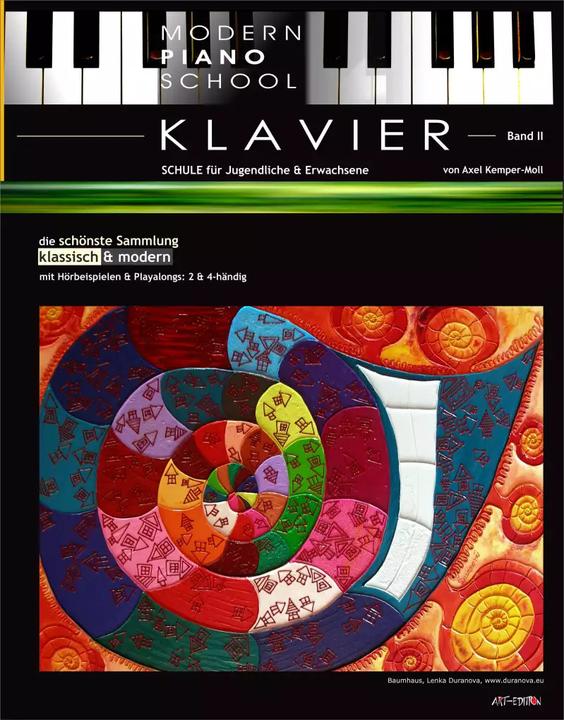 Image du produit Modern Piano School 2 / Klavierschule (Allemand, Lenka Duranova, Gisela Dittrich, Axel Kemper-Moll, 2017)