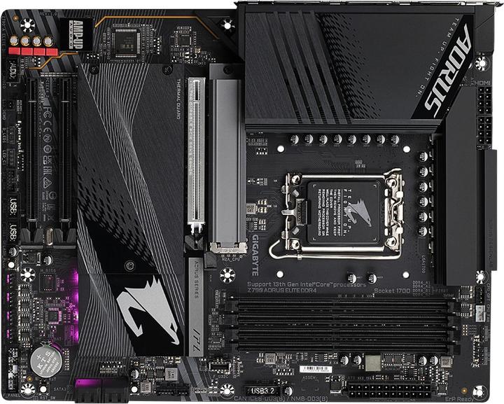 Actual product image Gigabyte Z790 AORUS ELITE DDR4 (LGA 1700, Intel Z790 Express, ATX)
