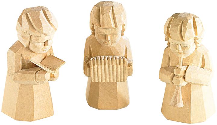 Actual product image Infactory Wooden carving figures trio "Christmas musicians