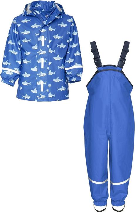 Produktbild Playshoes Regenbekleidungsset Hai Gr. 116 (116)