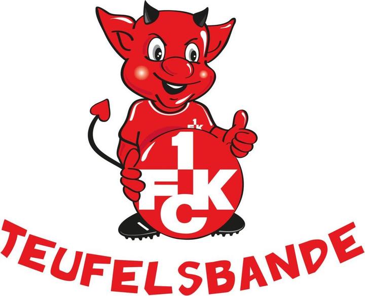 Produktbild 1.FC Kaiserslautern Teufelsbande mit Spruch (120 x 98 cm)