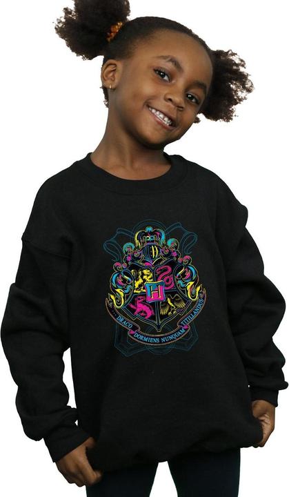 Produktbild Neon Hogwarts Crest Sweatshirt Mädchen (140, 146)