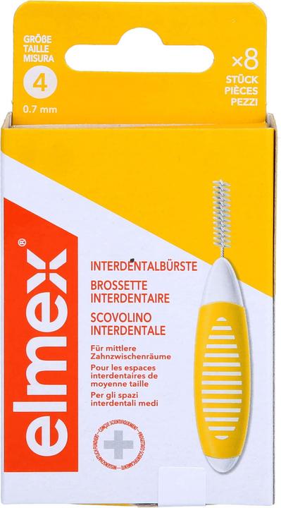 Actual product image Elmex Yellow, size 4 (8 x, 4 mm)