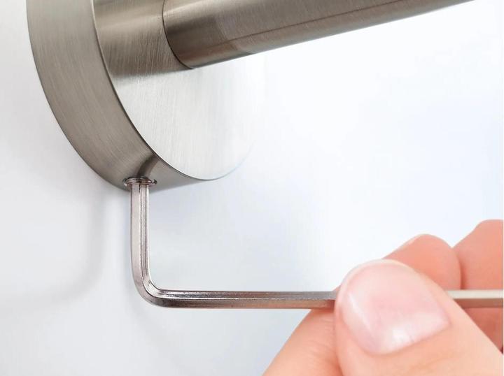 Actual product image tesa MOON toilet roll holder incl. adhesive solution without drilling