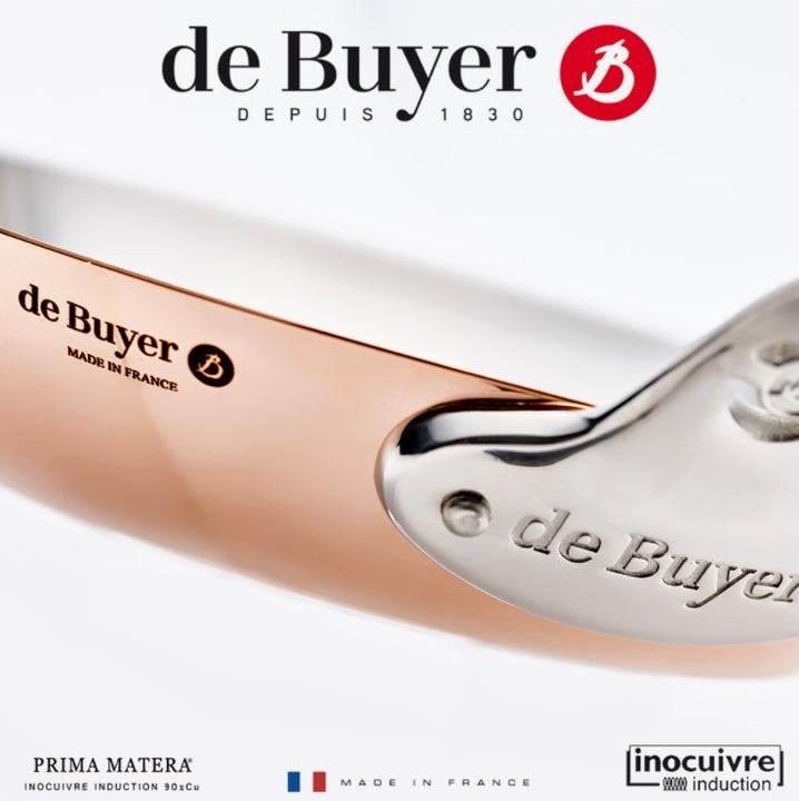Image du produit de Buyer prima matera (32 cm, Poêle à frire, Acier inoxydable, Cuivre)