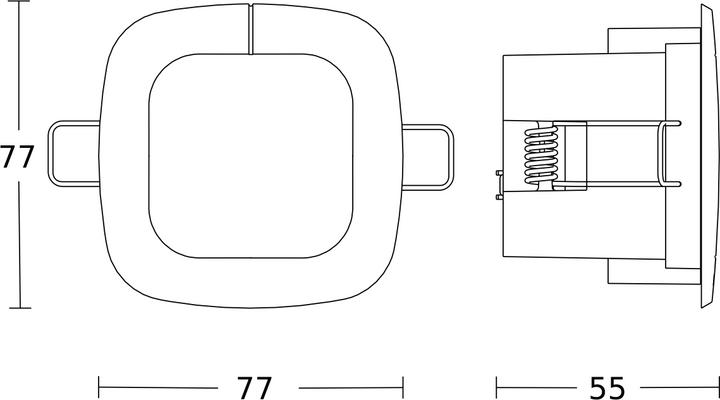Actual product image Steinel Presence detector IR Quattro Slim KNX (2 m)