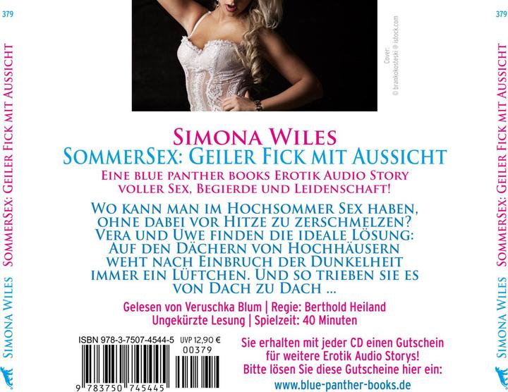 Produktbild Wiles:SommerSex: Geiler Fick mit Aussic (Simona Wiles)