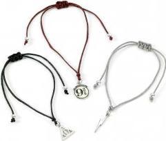 Carat HARRY POTTER - 3 Bracelets Fantaisies Ajustables + Pendentifs RGB