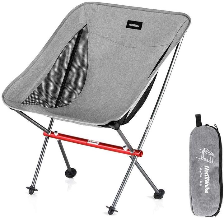 Image du produit Naturehike Chaise d'extérieur et de camping pliable et légère avec dossier bas