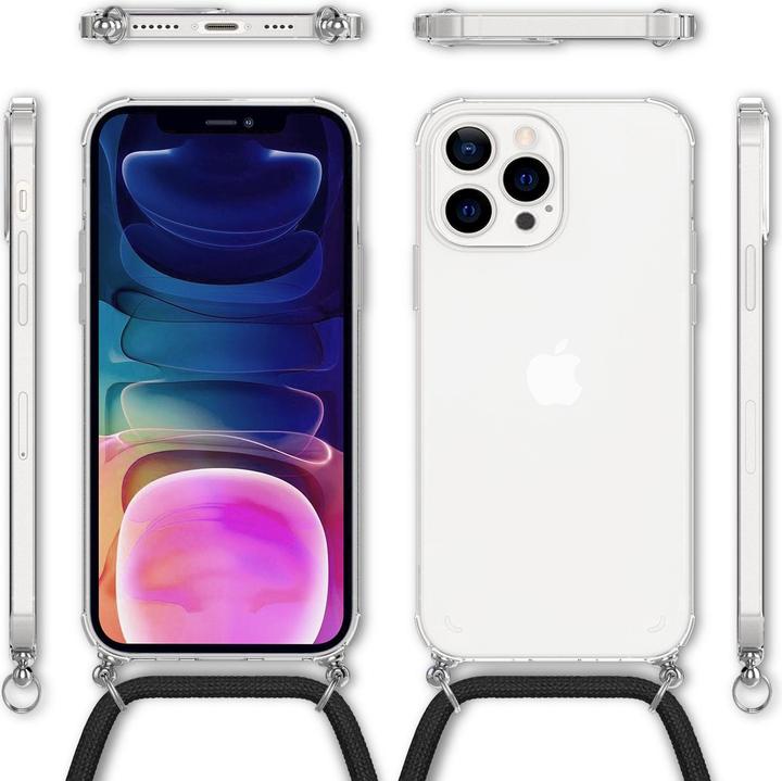 Actual product image Nalia Clear cover with chain to hang around