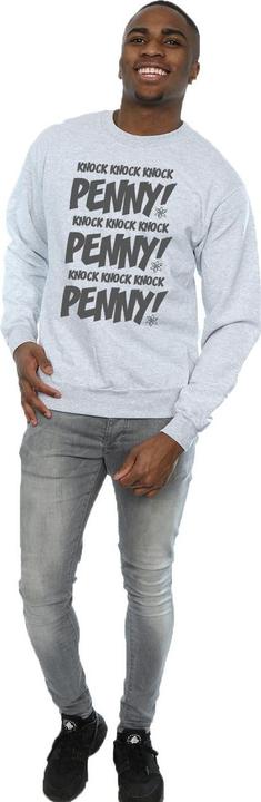 Actual product image Dam Mens Sheldon Knock Knock Penny Cotton Sweatshirt (XXL)