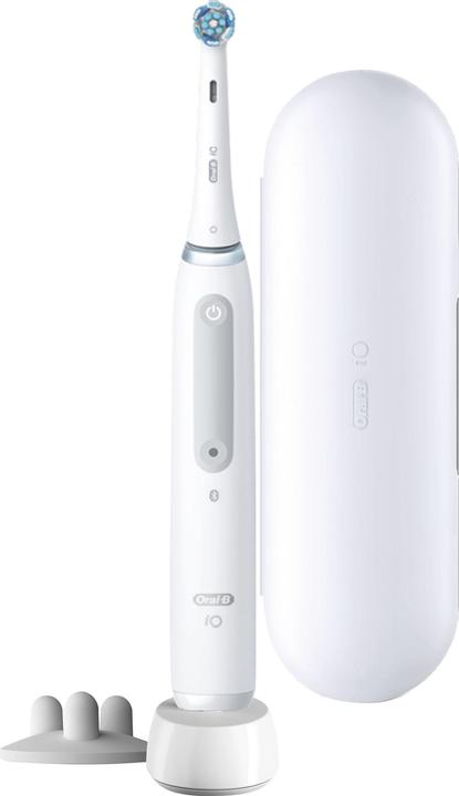 Oral-B iO 4S Erwachsener Vibrierende Zahnbürste Weiss (Oszillierende Zahnbürste)