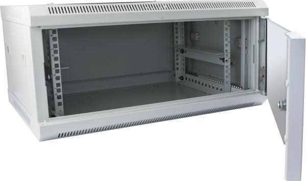 Produktbild Allnet 19 Wandgehäuse 9HE B600 / T600mm 1-teilig *lichtgrau* SMC-Serie (9 HE, 19 Zoll Rack)