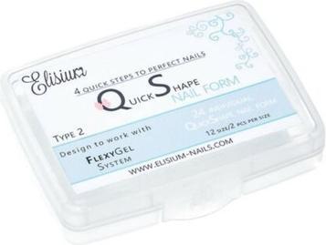 Immagine prodotto Elisium Stampi per unghie a forma rapida per gel acrilico tipo 2 24 pezzi.